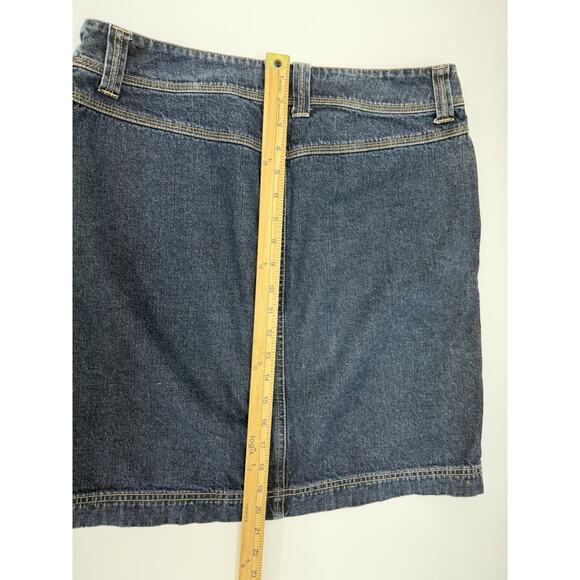 NY Jeans New York & Company Womens Skirt Size 12 Denim Jean Skirt - Picture 7 of 8